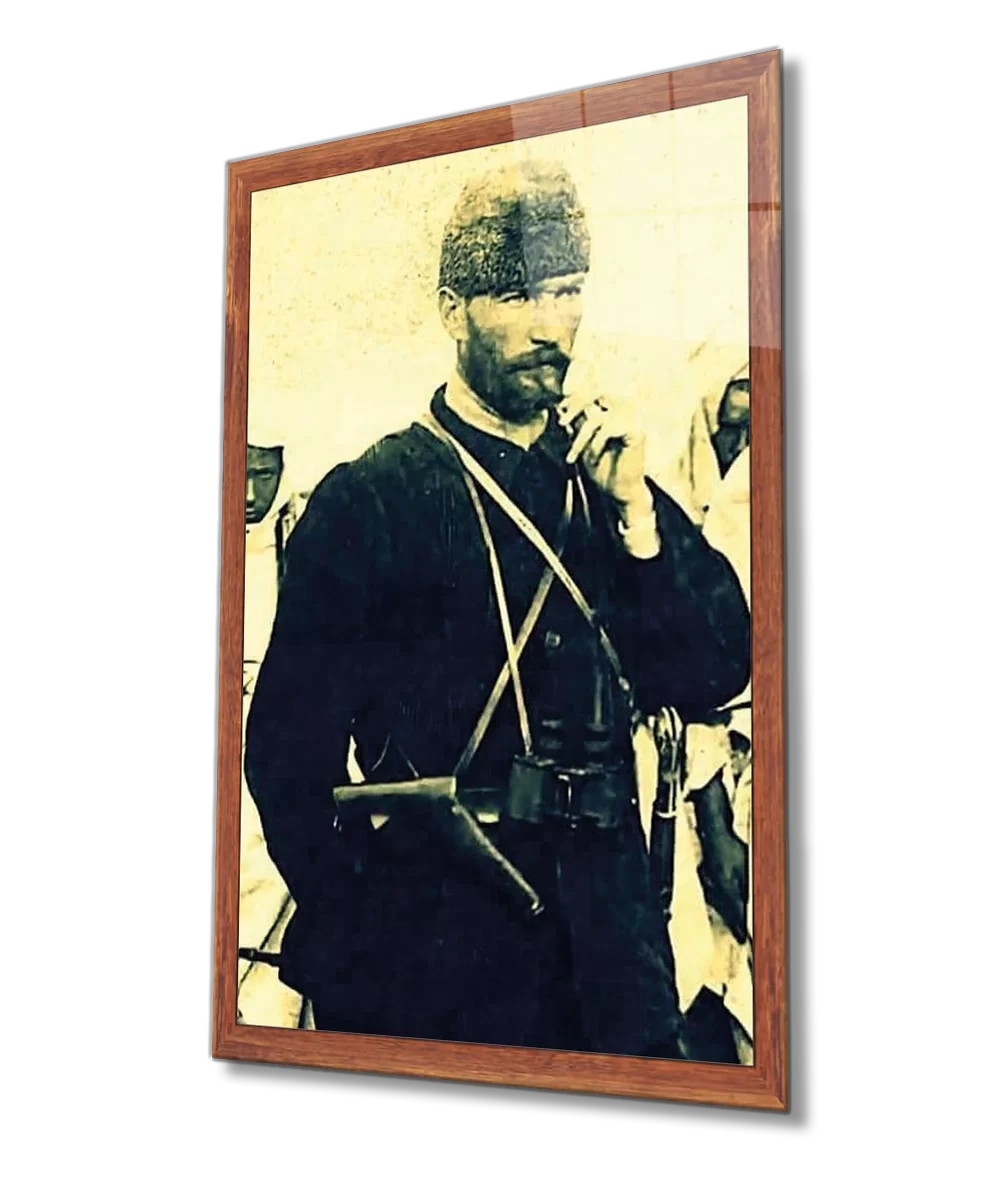 Ataturk Glass Painting