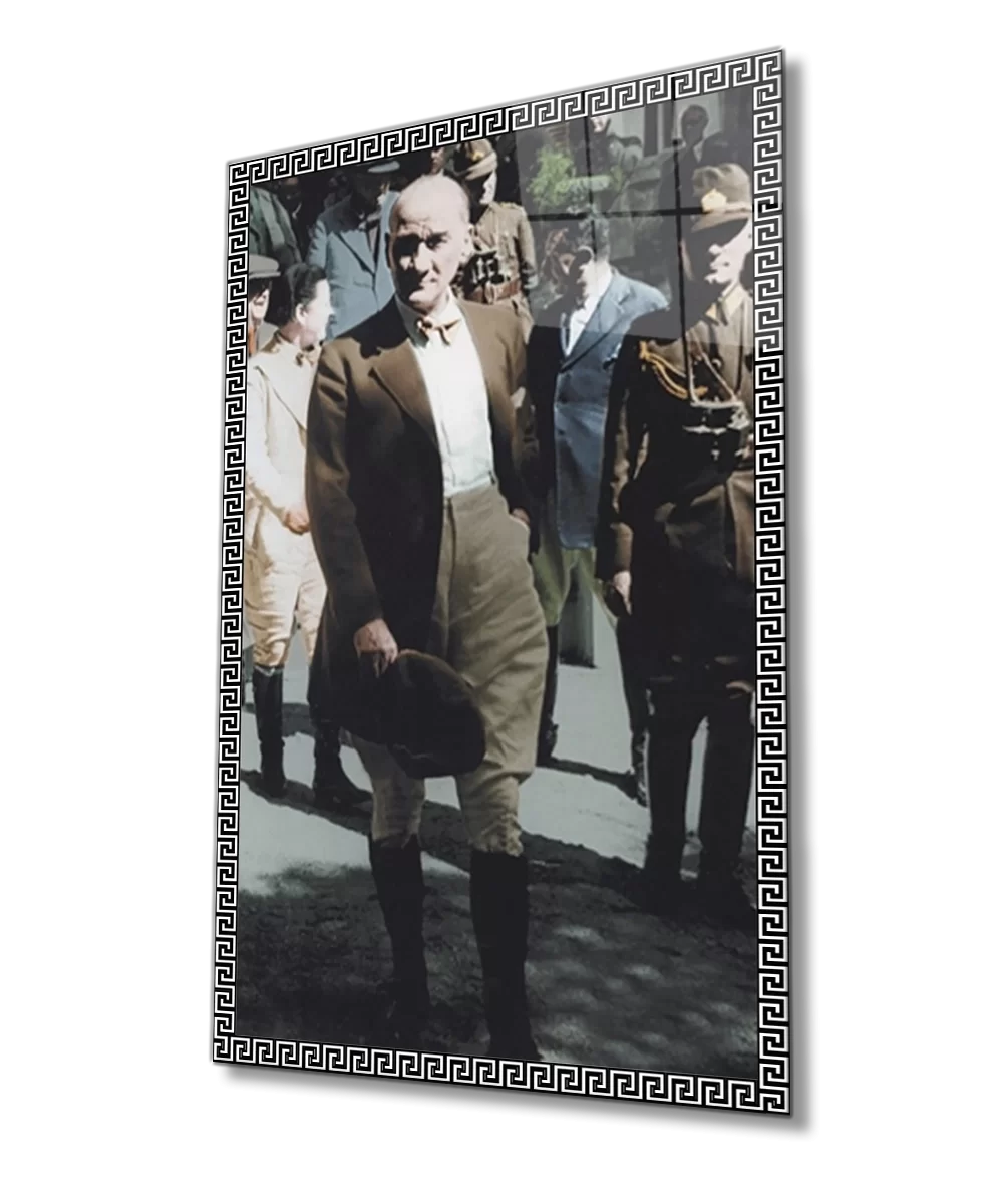 Ataturk Glass Painting