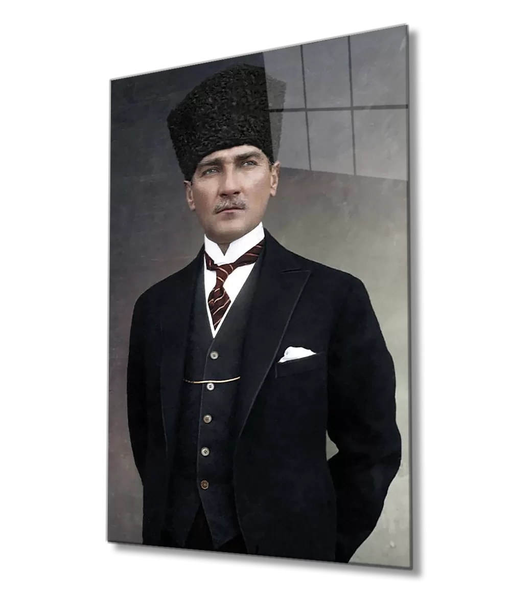 Ataturk Glass Painting