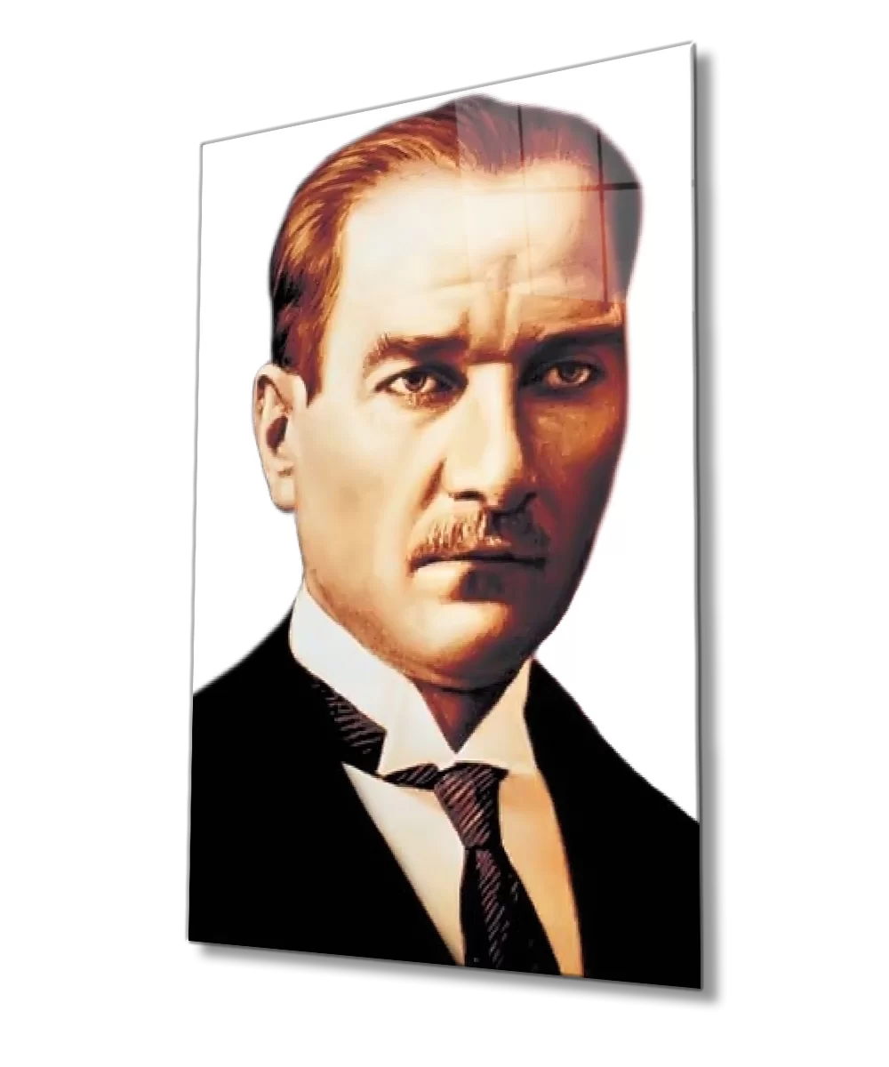 Ataturk Glass Painting