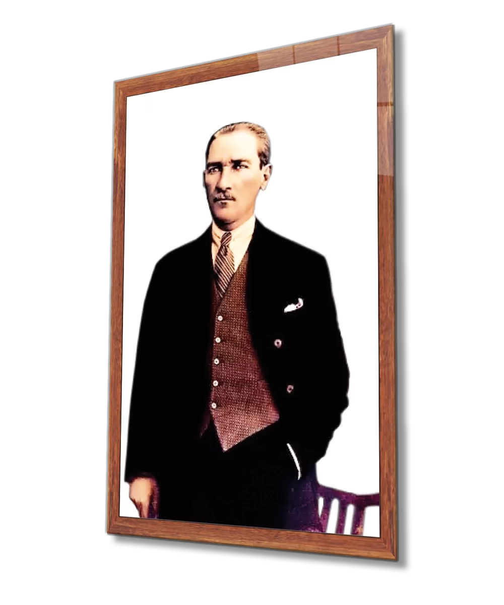 Ataturk Glass Painting