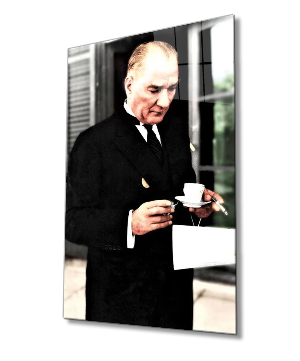 Ataturk Glass Painting