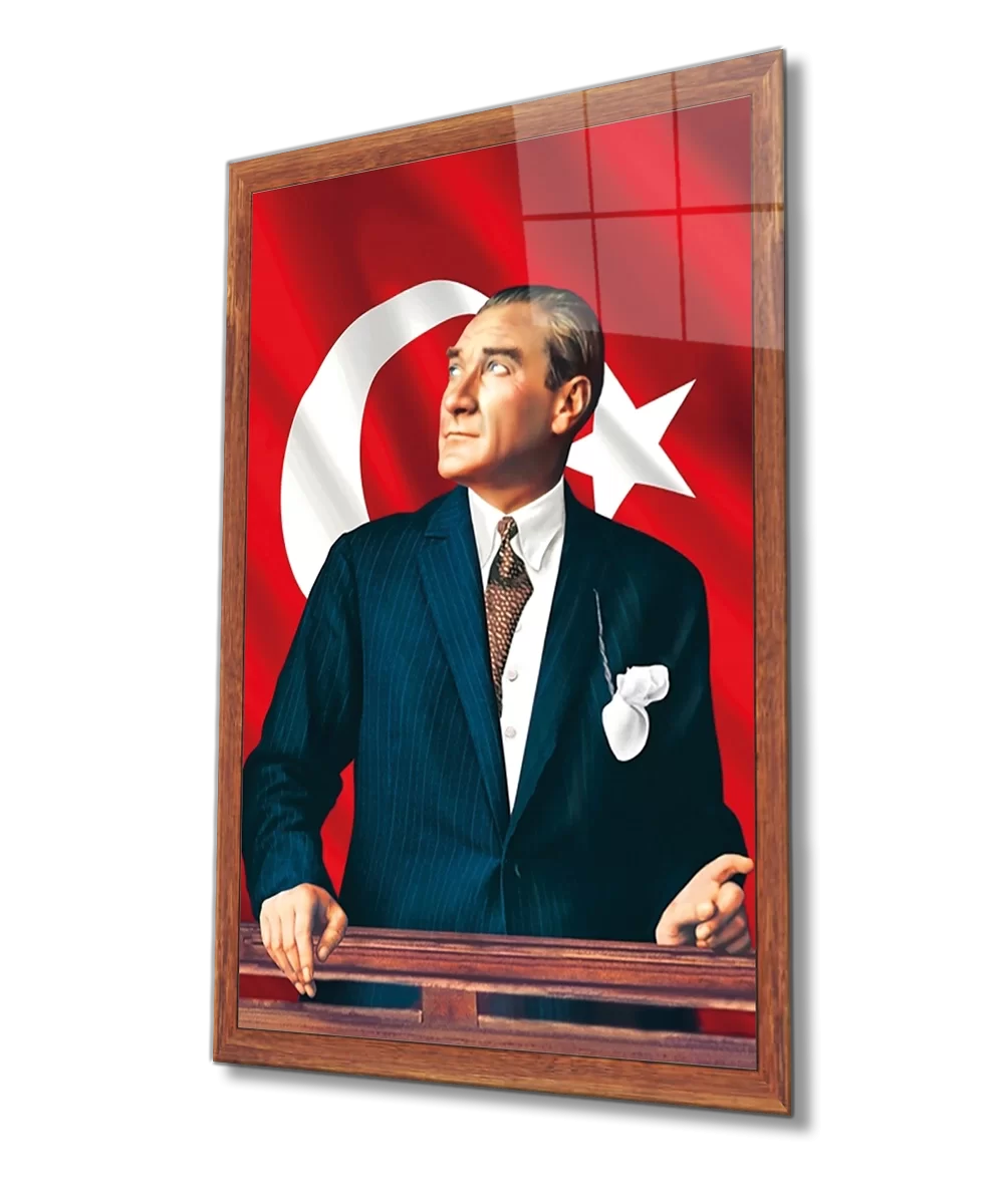 Ataturk Glass Painting