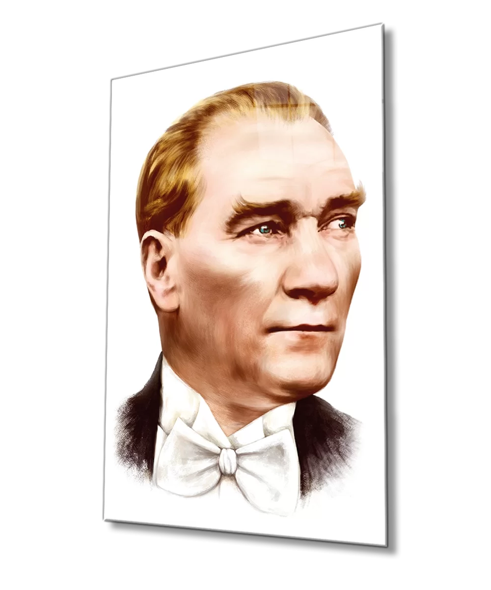 Ataturk Glass Painting