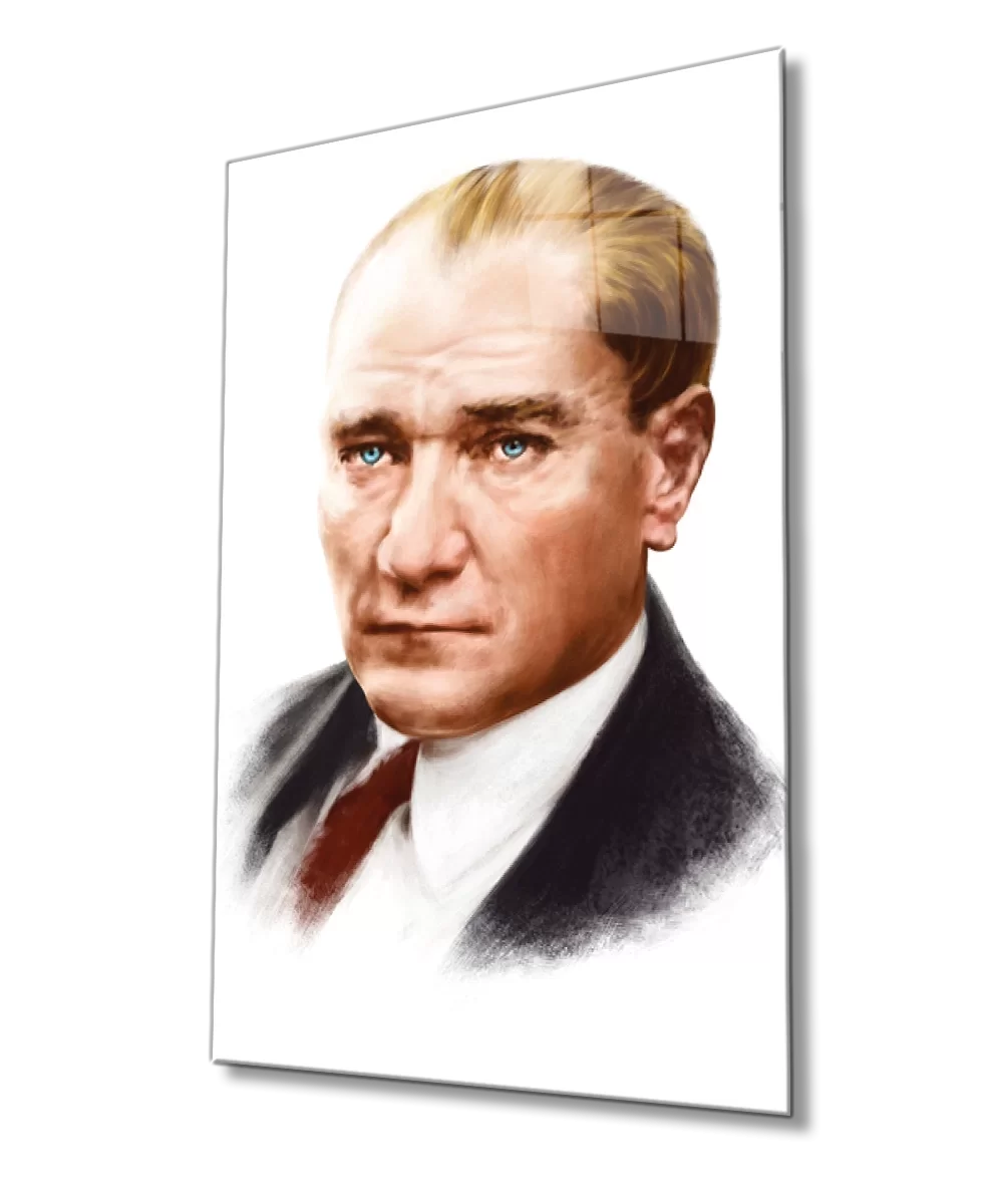 Ataturk Glass Painting