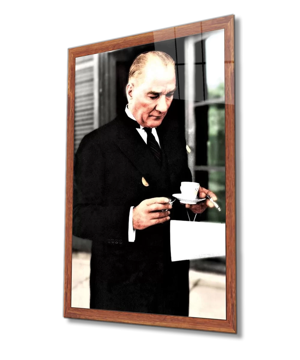 Ataturk Glass Painting