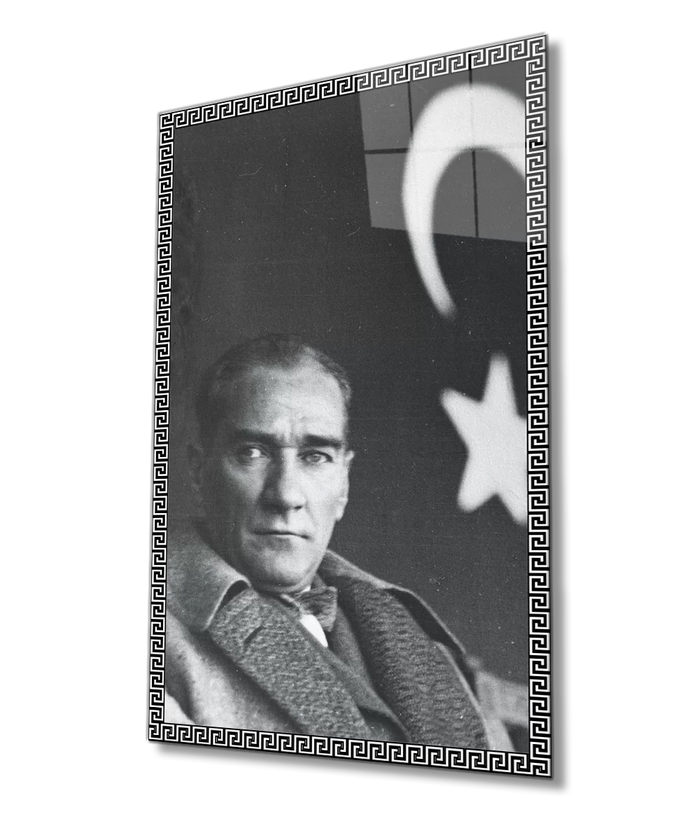 Ataturk Glass Painting