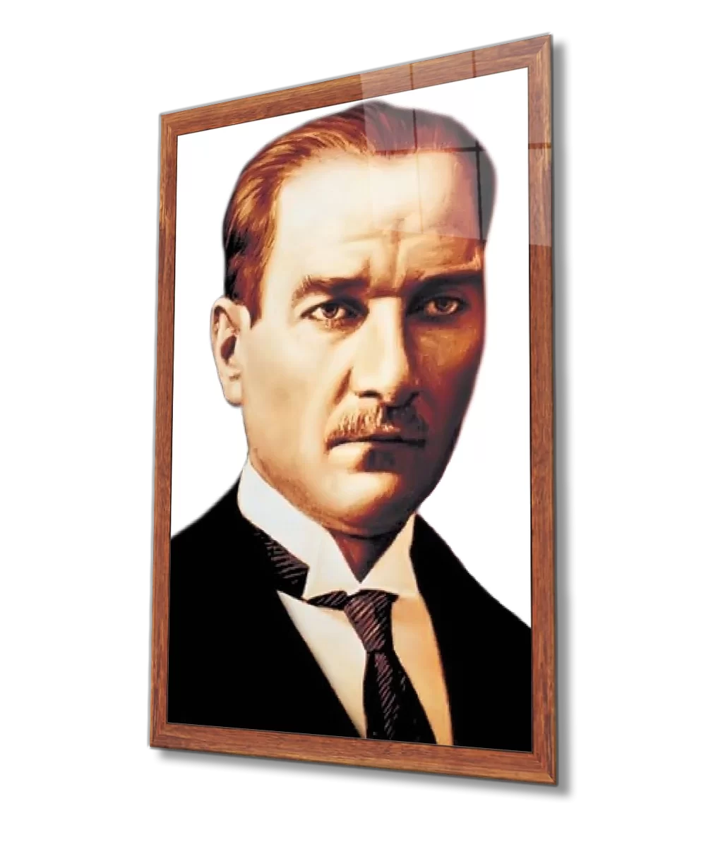 Ataturk Glass Painting