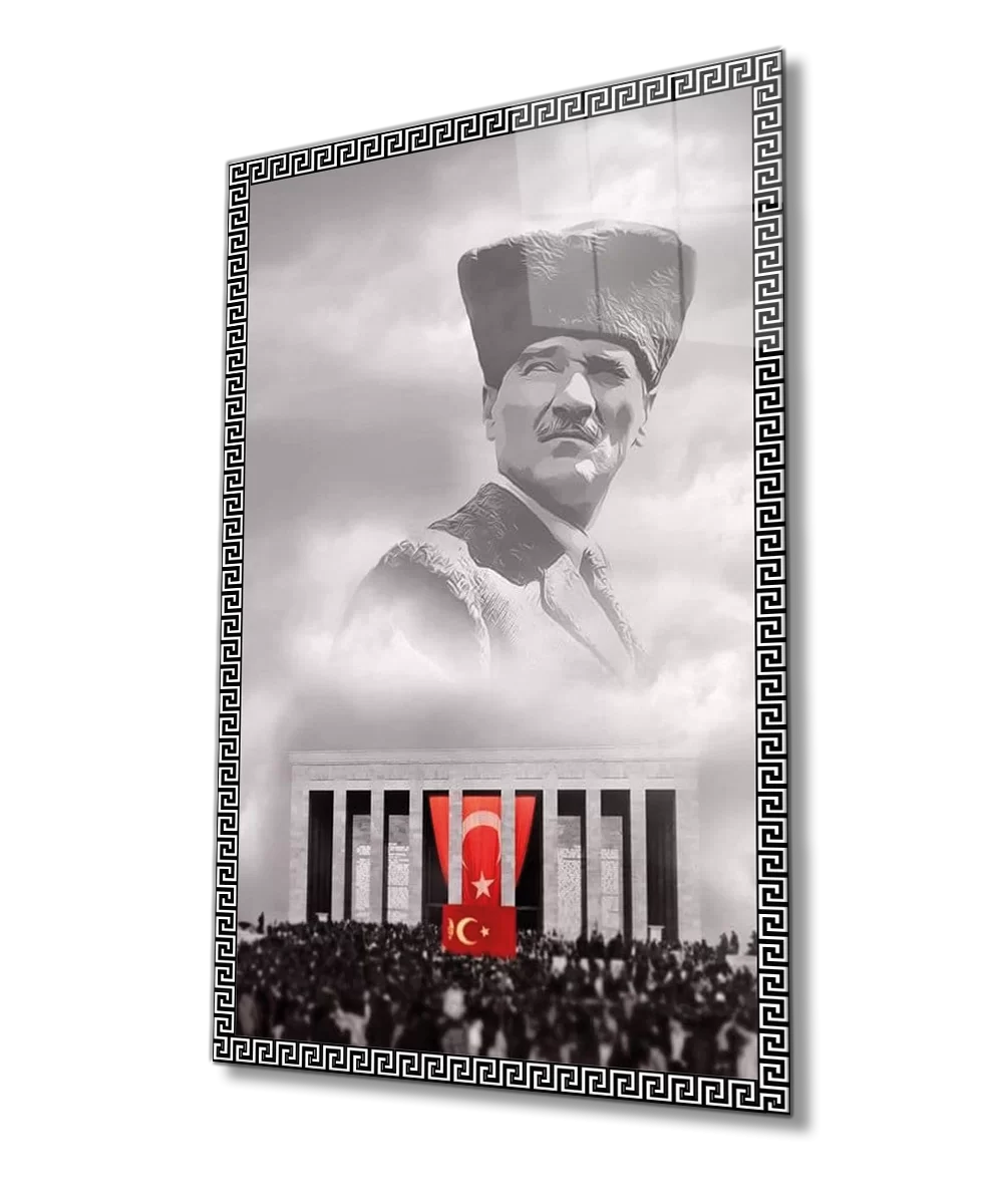 Ataturk Glass Painting