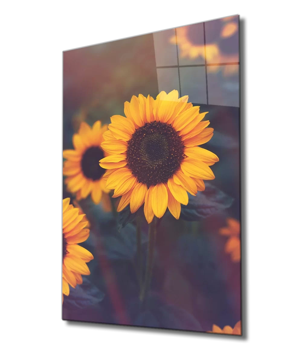 Sunflower Glass Table,