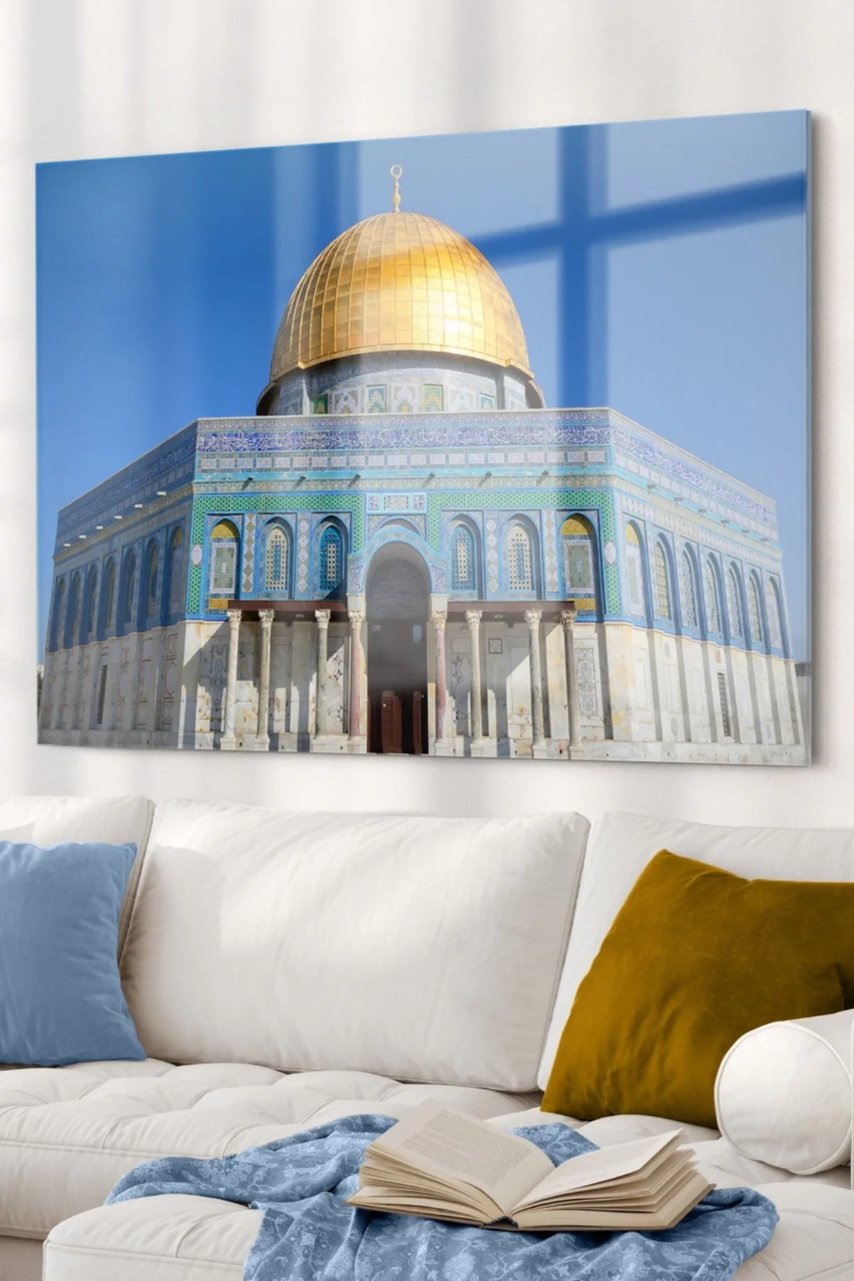 Mosque | Religious Themed Glass Painting | 50x70cm