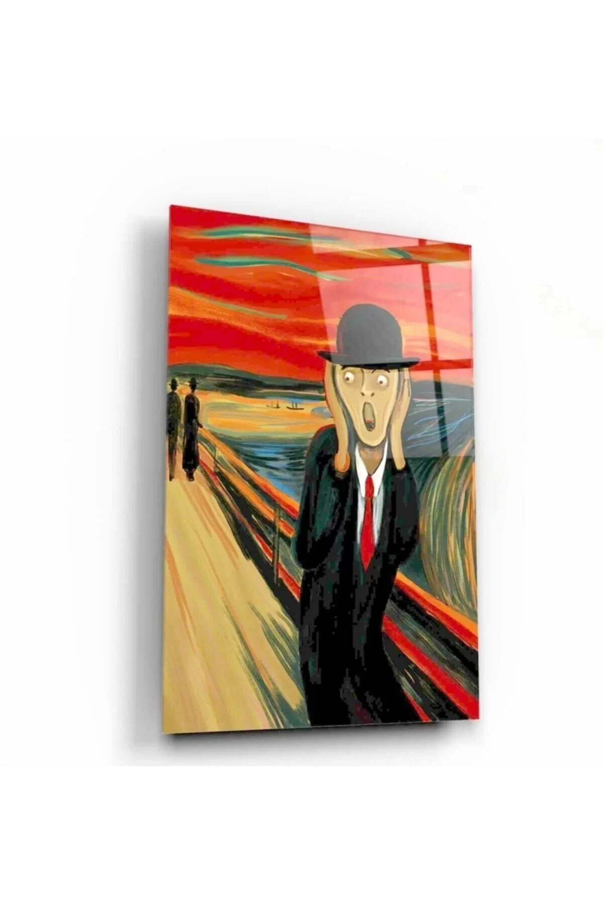 Scream Glass Painting