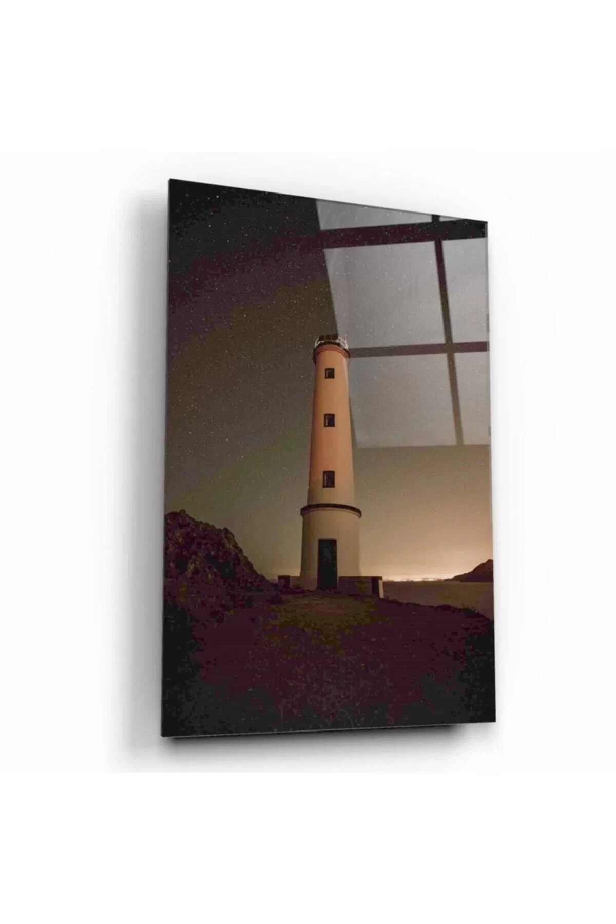 Lighthouse Printed Glass Painting 60x90 Cm