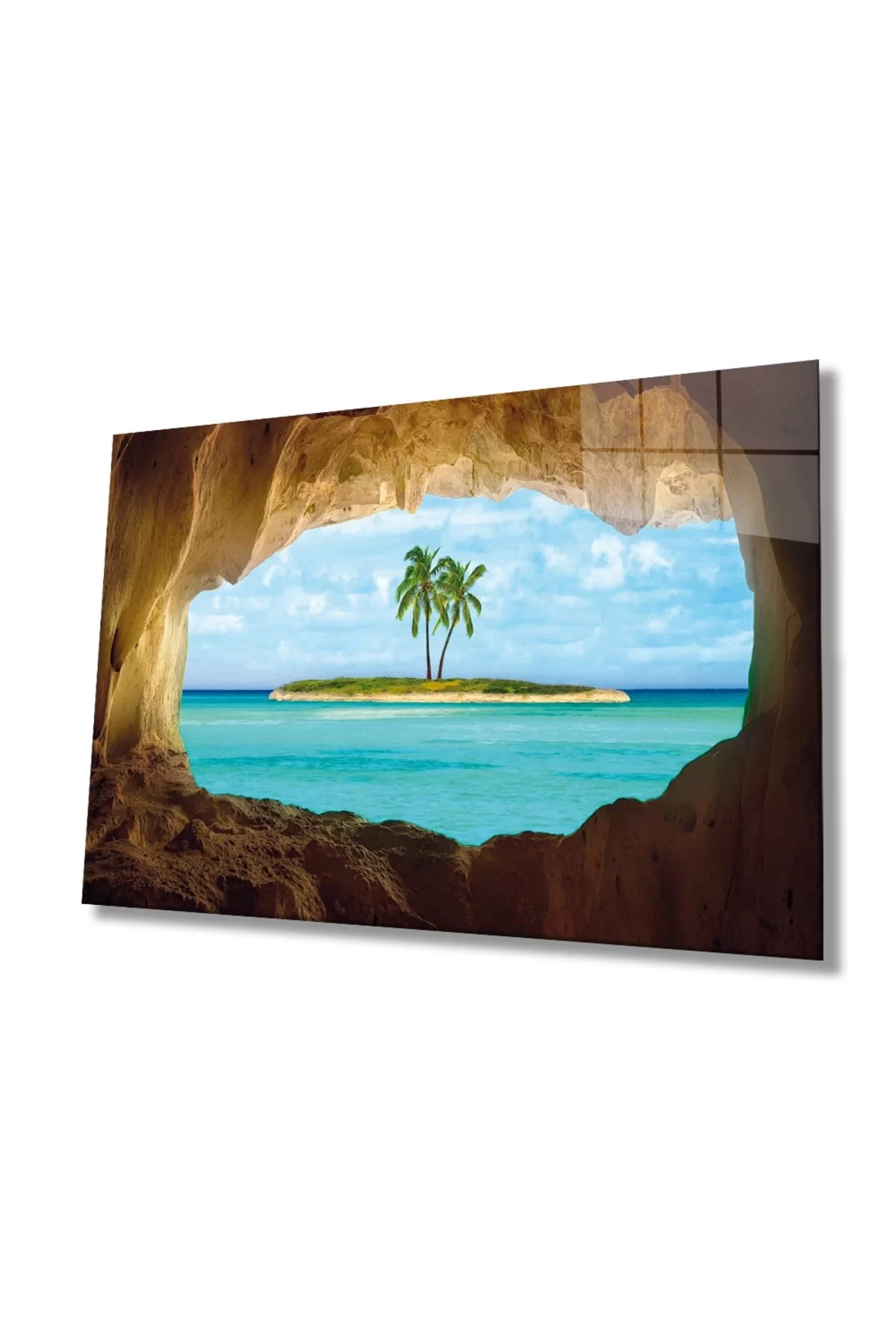 Sea View Glass Painting