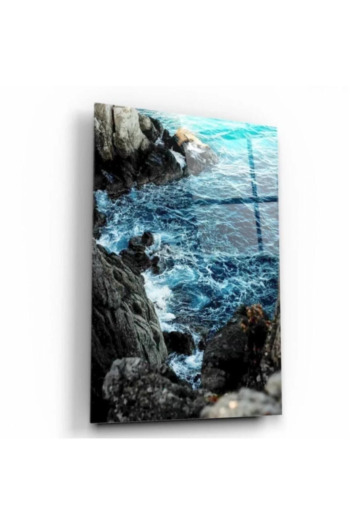 Sea View Glass Painting