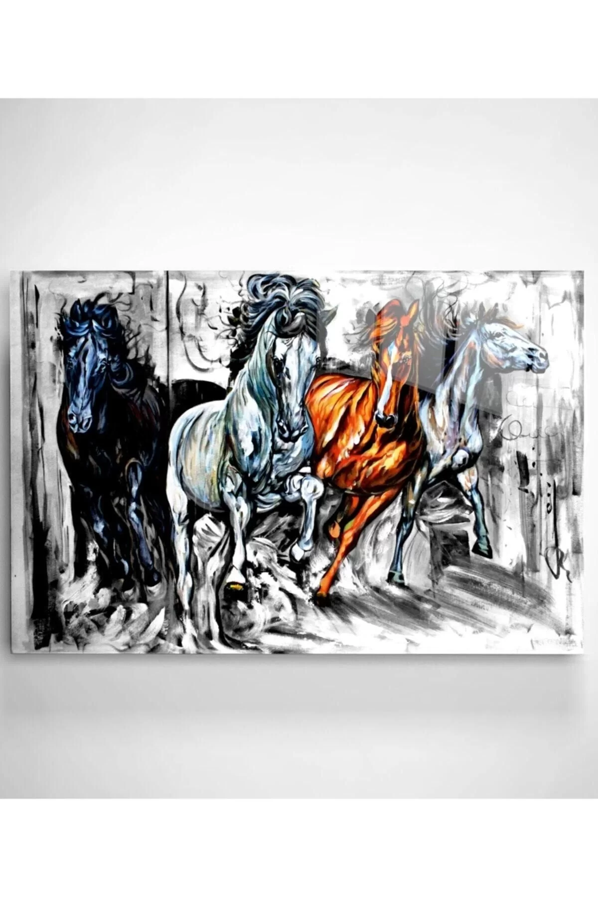 Digi-art Horses Glass Painting 50x70