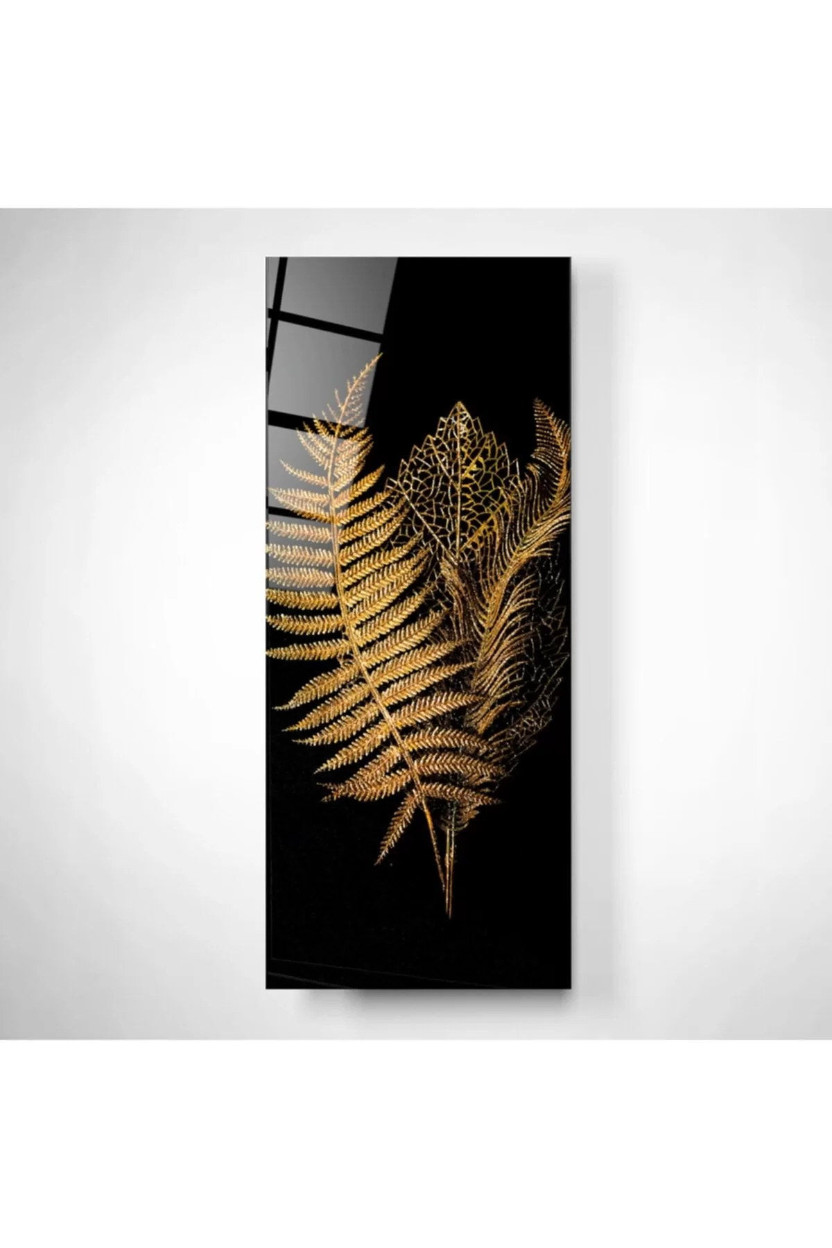 Digi-art Golden Leaves Glass Painting 60x90