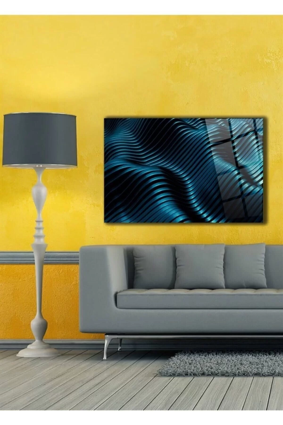 Digital Art Glass Painting Wall Decoration