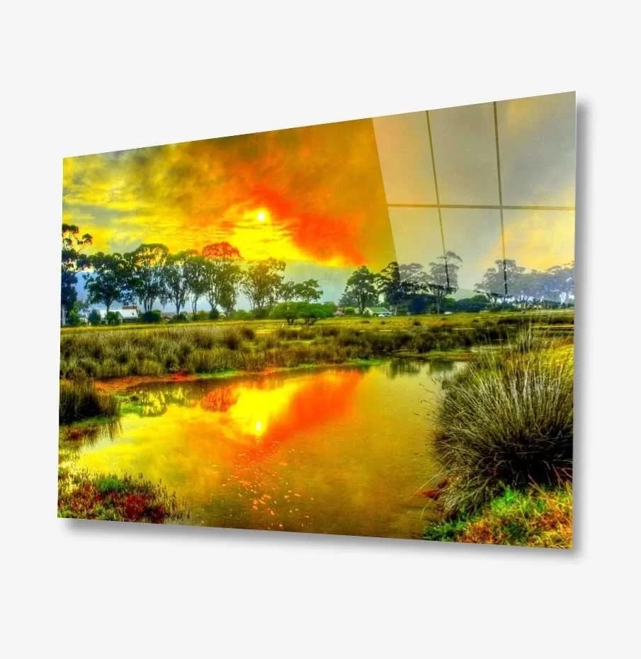 Nature Glass Painting