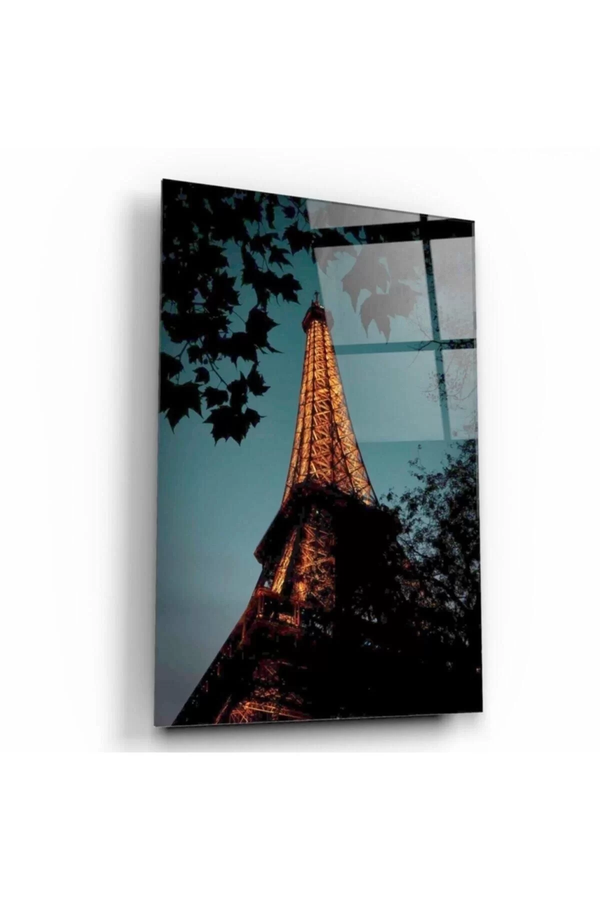 Eiffel Glass Painting