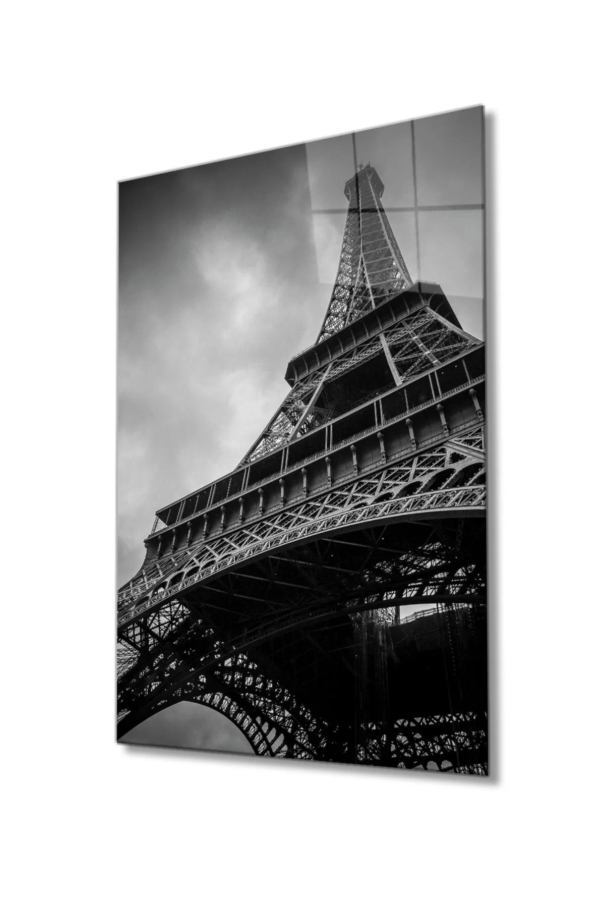 Eiffel Tower Bottom Up Glass Painting, 4mm Durable Glass