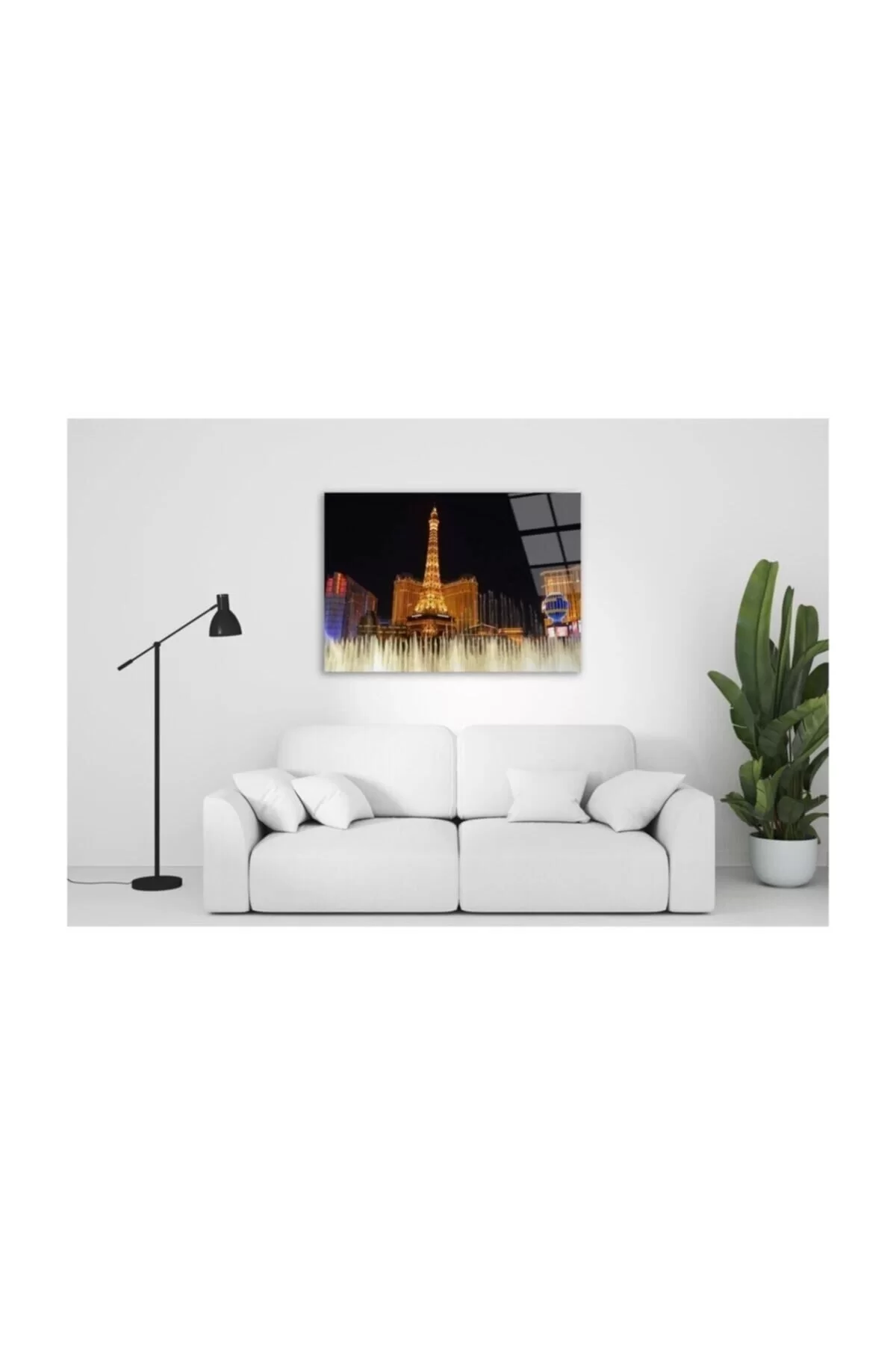 Eiffel Tower Glass Painting 50x70 Cm