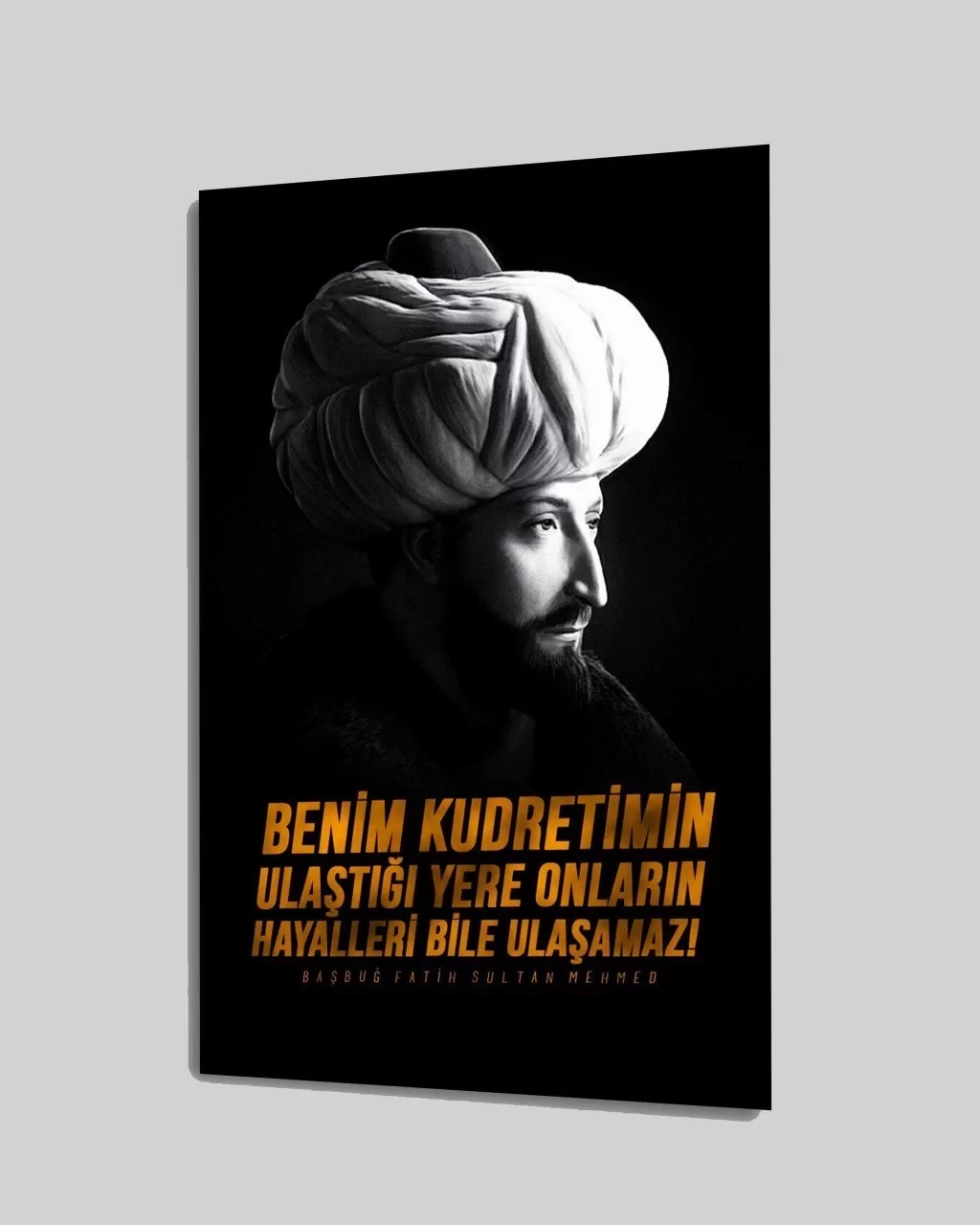 Fatih Sultan Mehmed Glass Painting