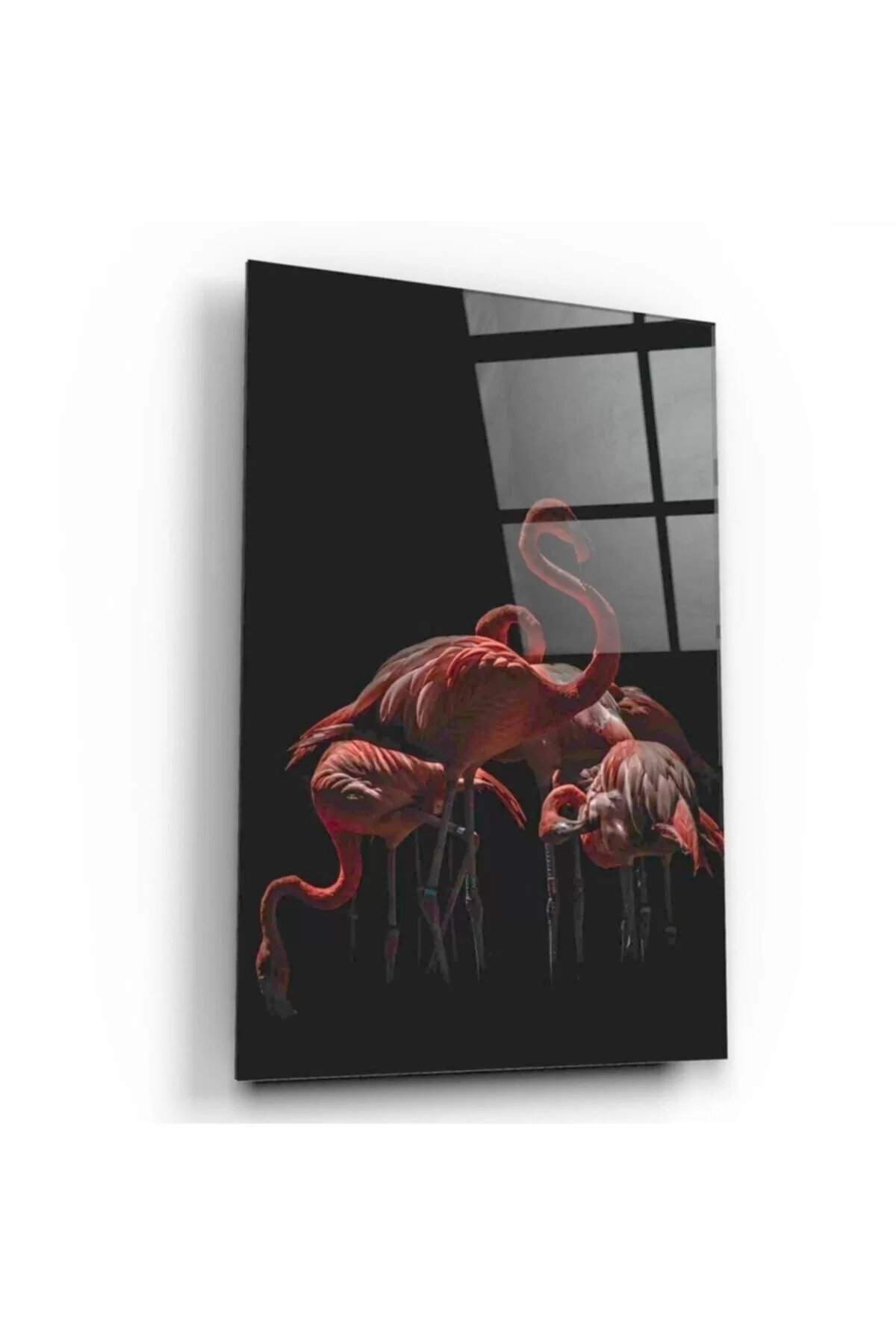 Flamingo Glass Painting