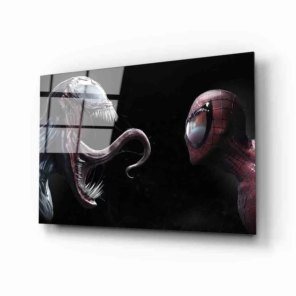 Futuristic Spiderman Glass Painting