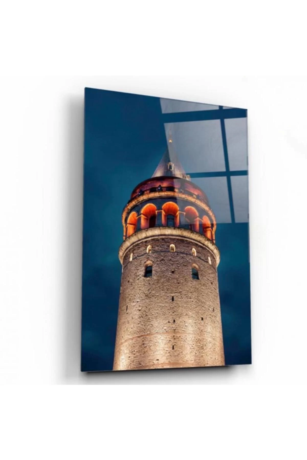 Galata Tower Glass Painting