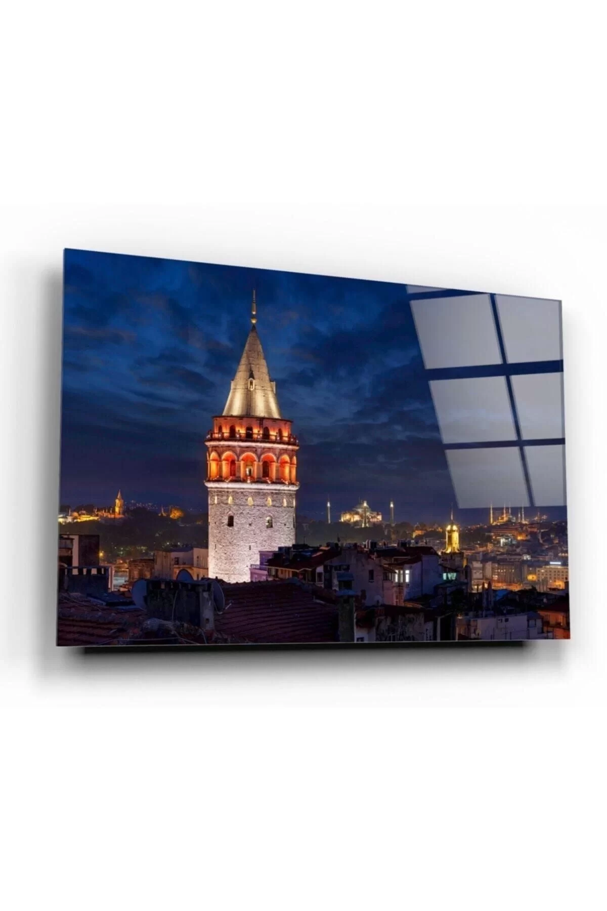 Galata Tower Glass Painting