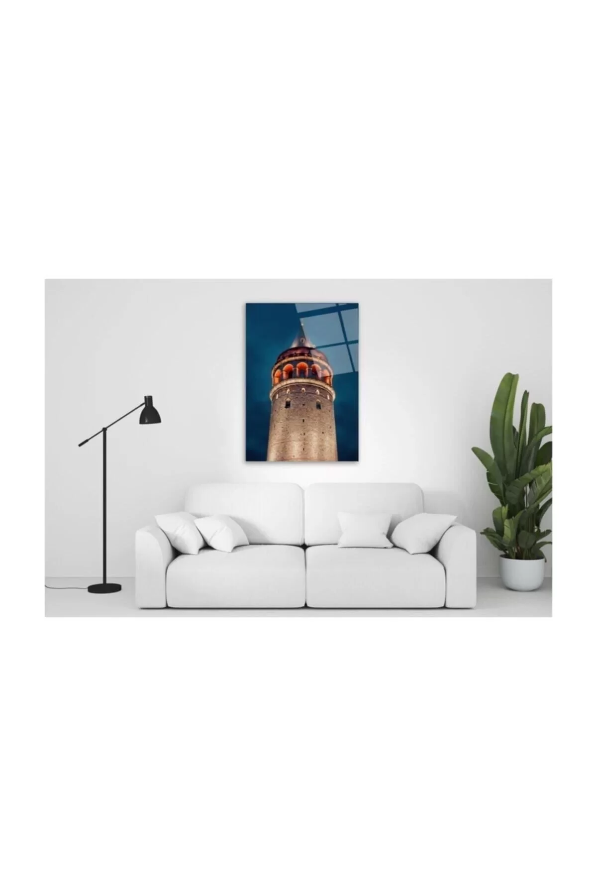 Galata Tower Glass Painting 50x70 Cm