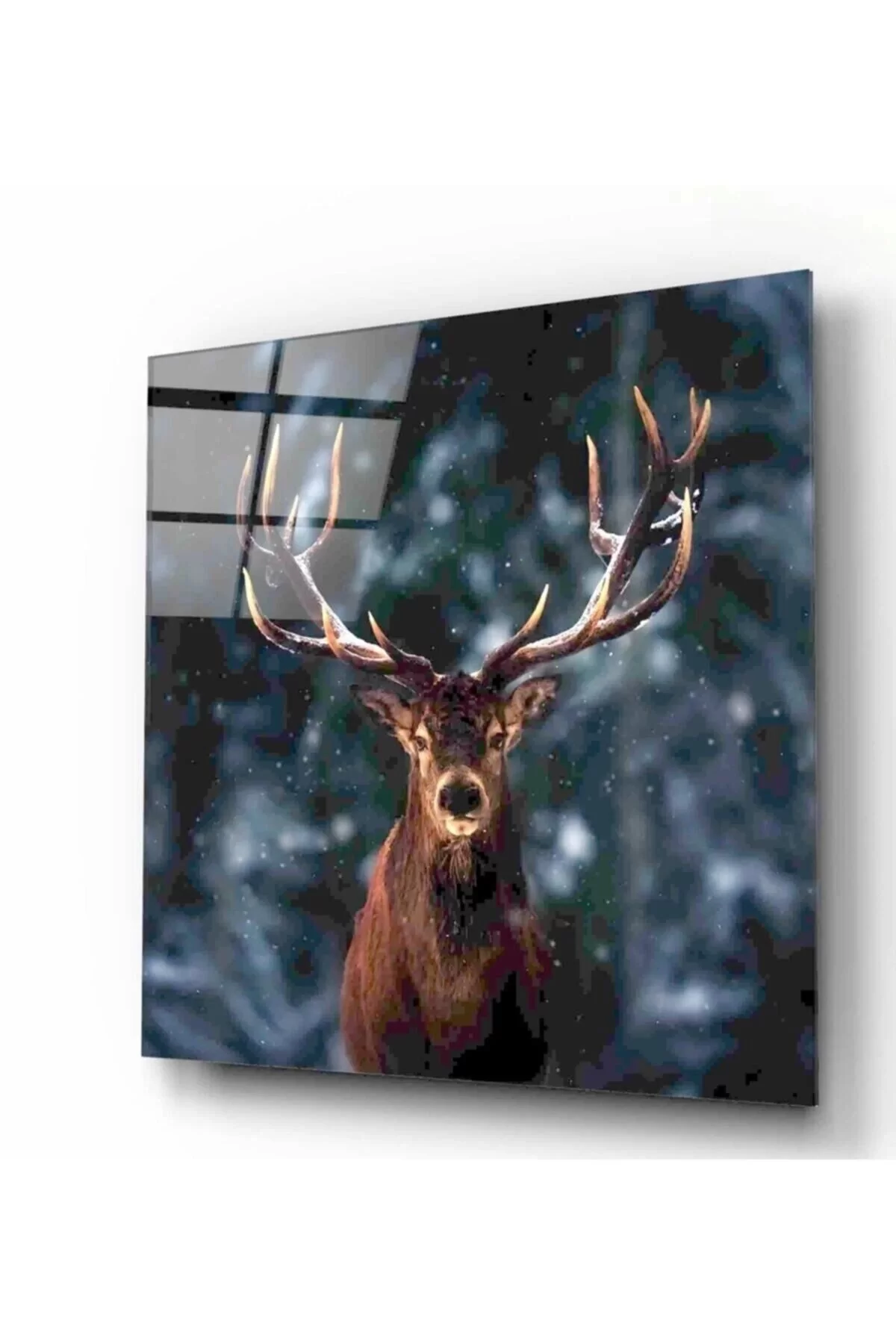 Deer Glass Painting