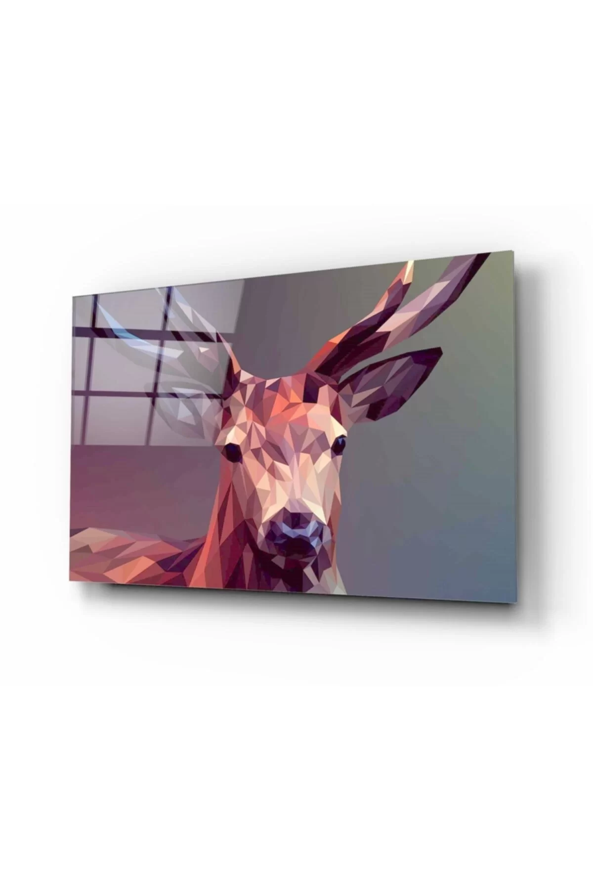 Deer Glass Painting