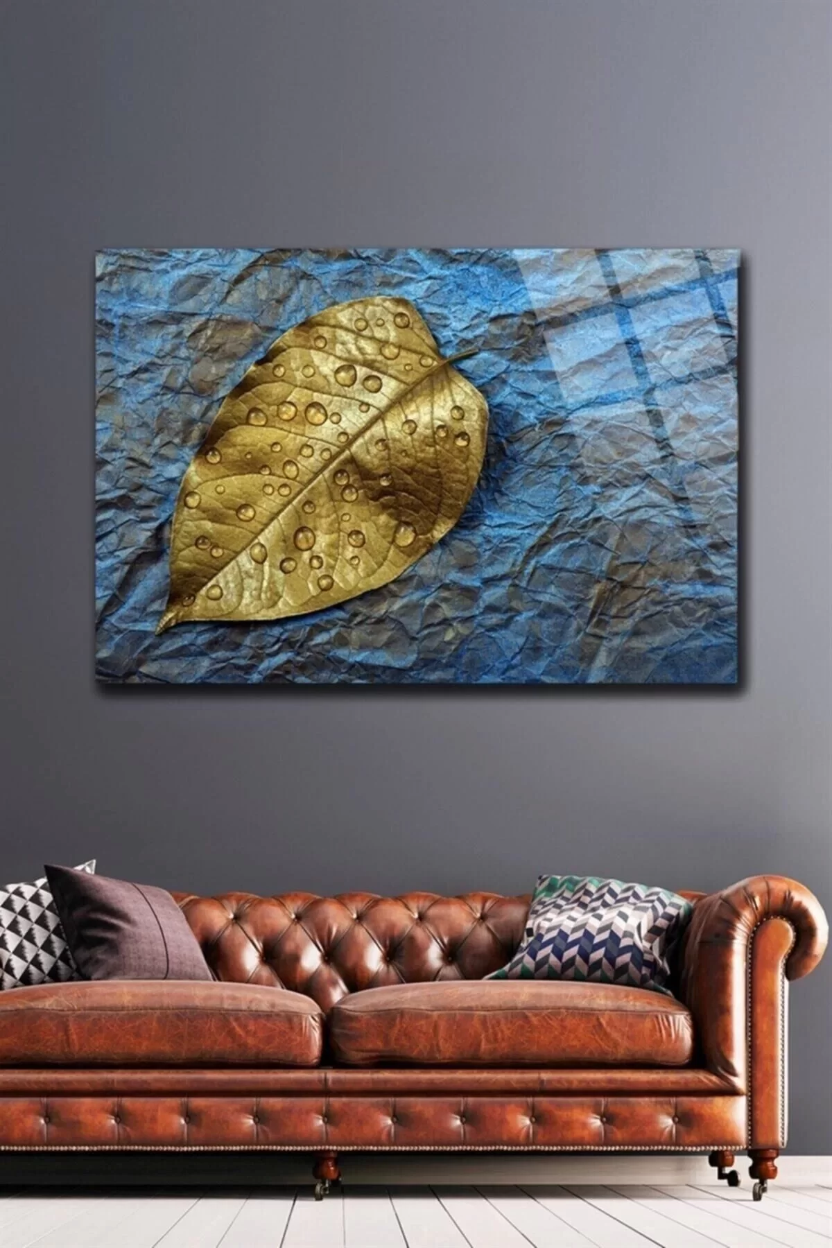 Gold Leaf Glass Painting Wall Decoration Home Decoration Wall Painting