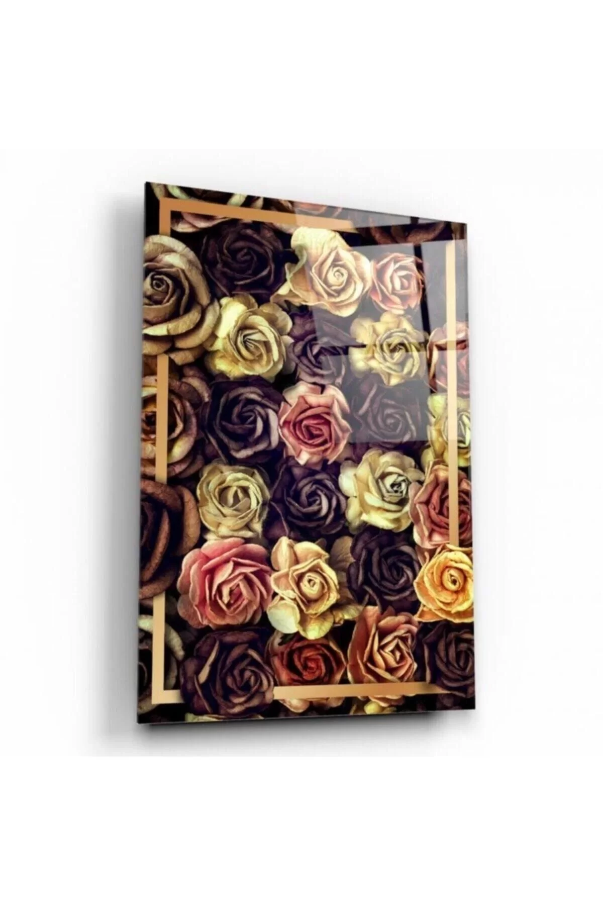 Roses Glass Painting