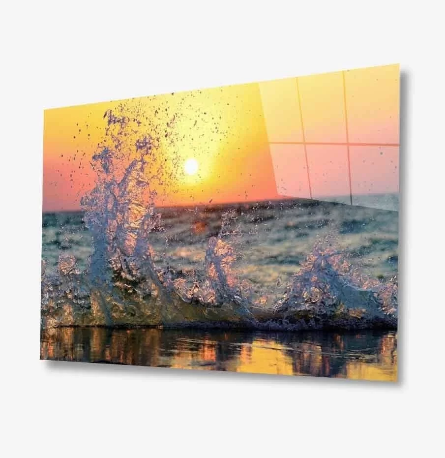 Sunset Glass Painting