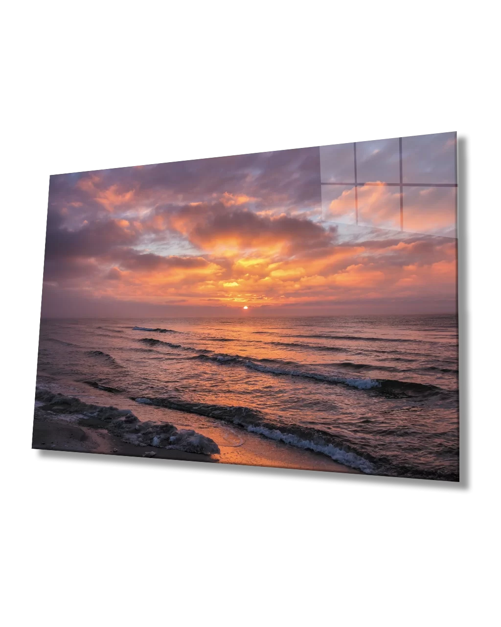 Sunset Sea View Glass Table