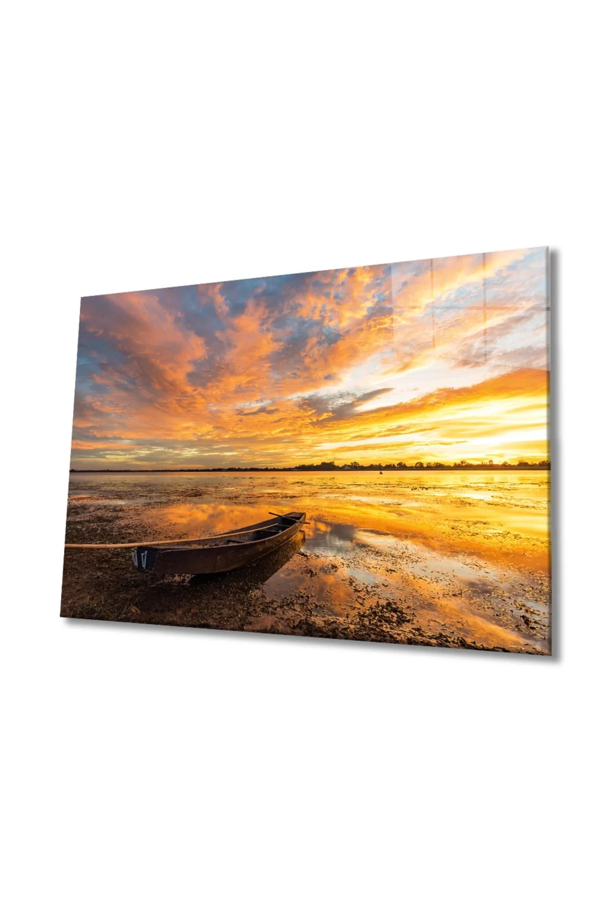 Sunset Sea 4mm Durable Glass Table Tempered Glass