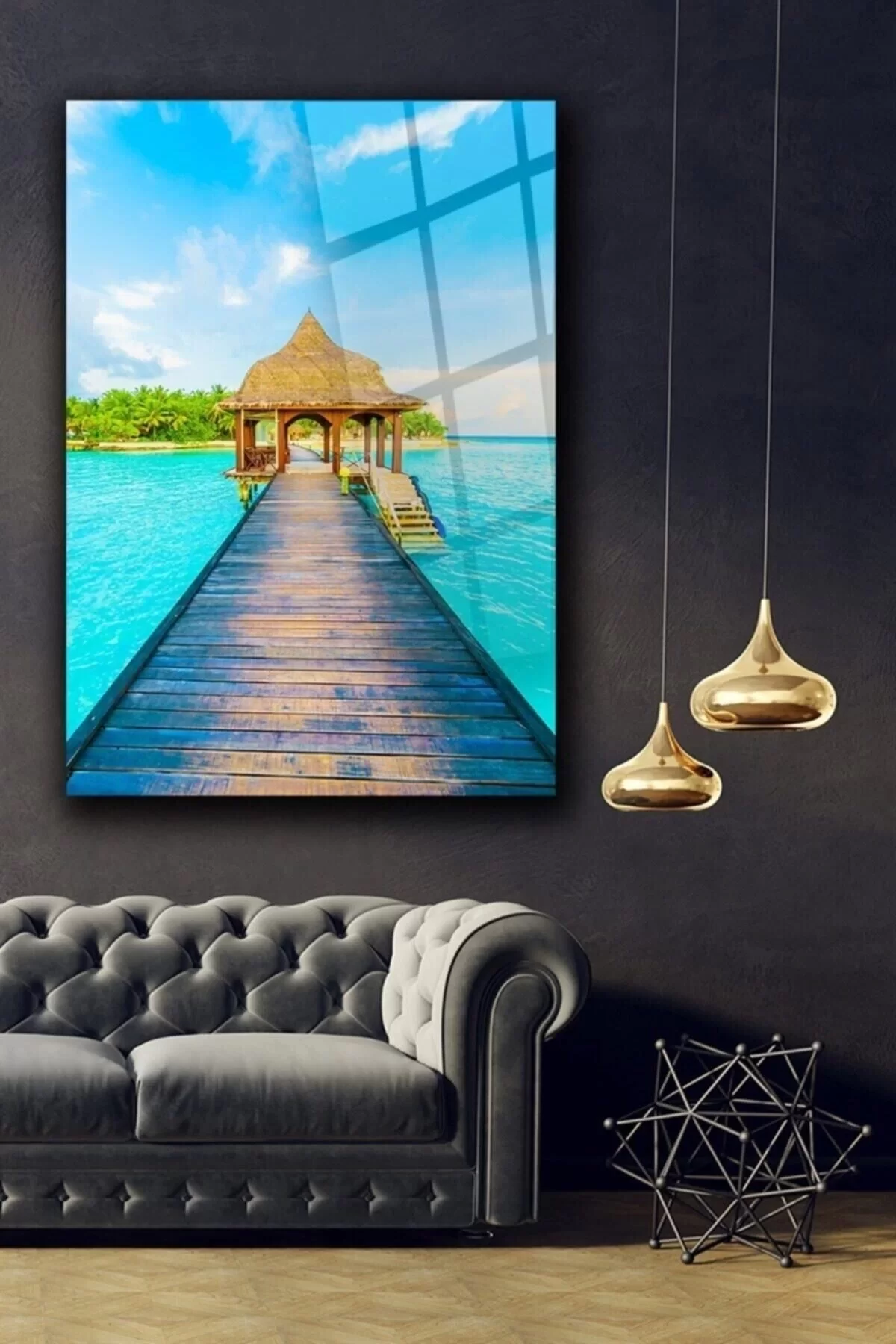 Pier Glass Painting Wall Decoration, Home Decoration, Wall Painting, Home Gift