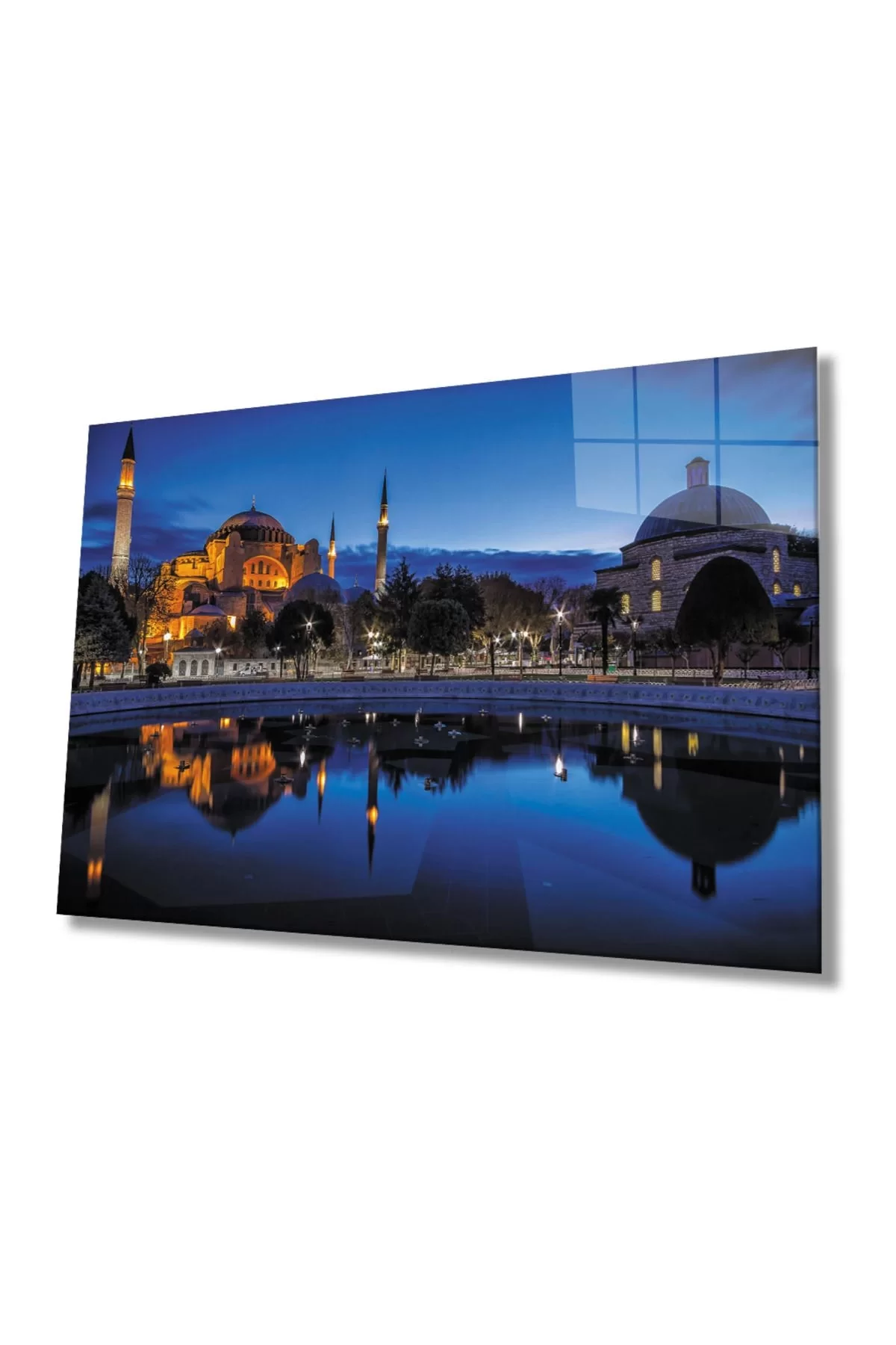 Istanbul Hagia Sophia Mosque Landscape 4mm Durable Glass Painting Tempered Glass