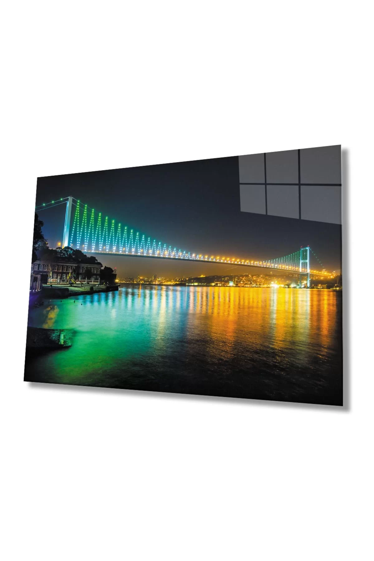 Bosphorus Landscape 4mm Durable Glass Painting Tempered Glass