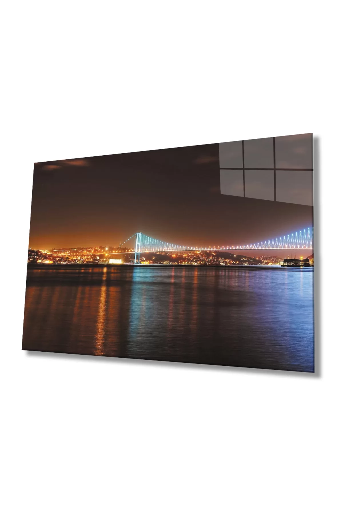 Bosphorus Landscape 4mm Durable Glass Painting Tempered Glass