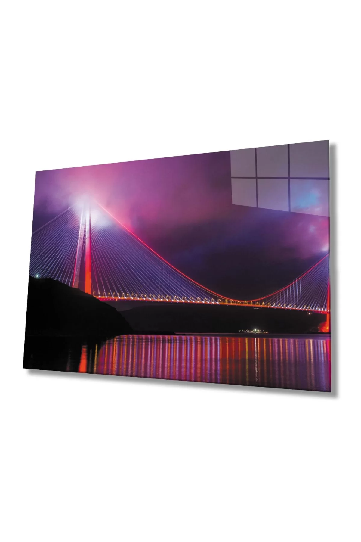 Bosphorus Landscape 4mm Durable Glass Painting Tempered Glass