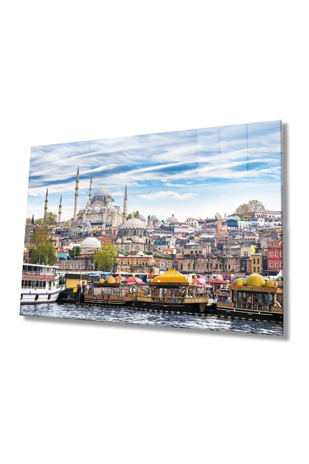 4mm Durable Glass Table Tempered Glass with Istanbul Mosque View