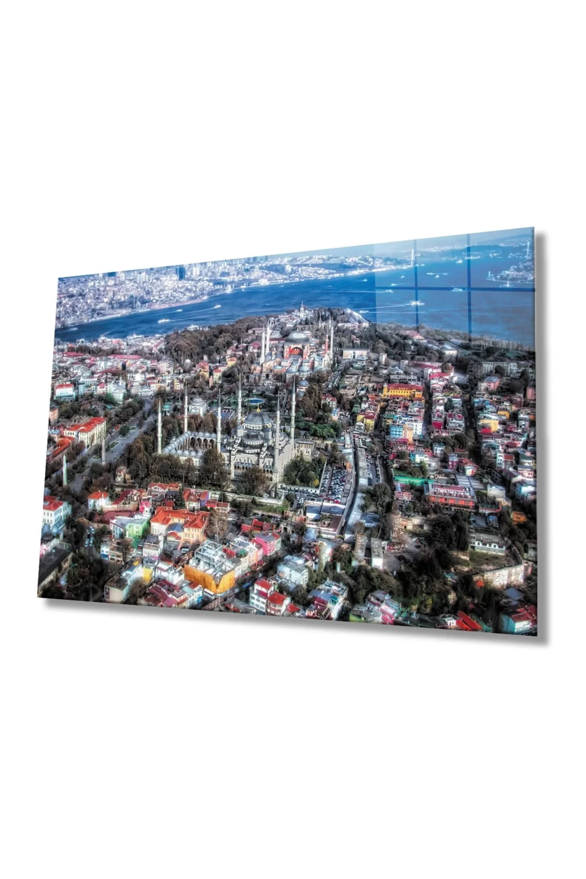 Istanbul Landscape 4mm Durable Glass Painting Tempered Glass