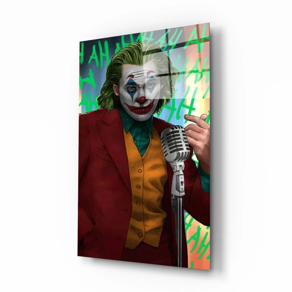 Joker Glass Painting