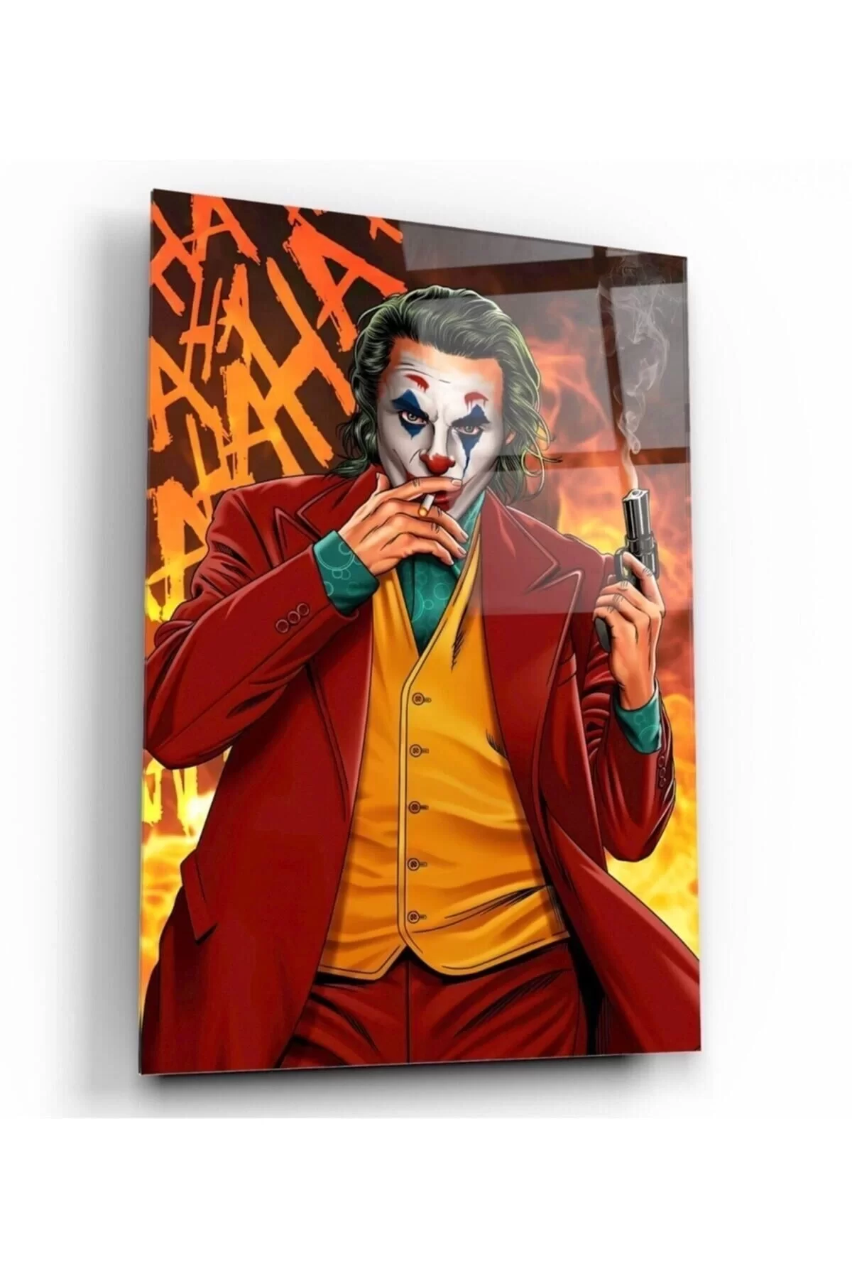 Joker Glass Painting