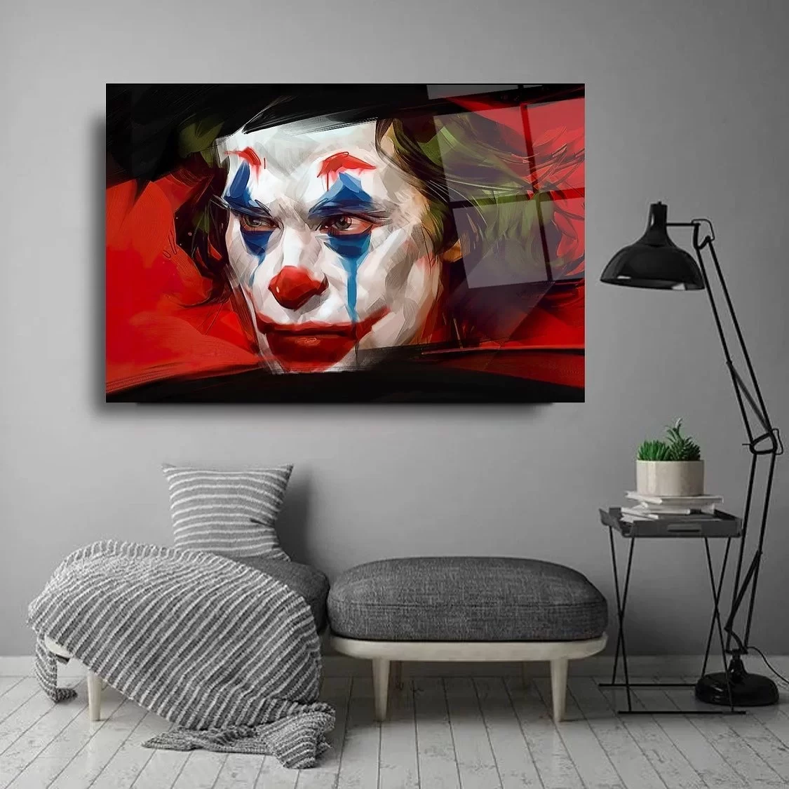 Joker Glass Painting