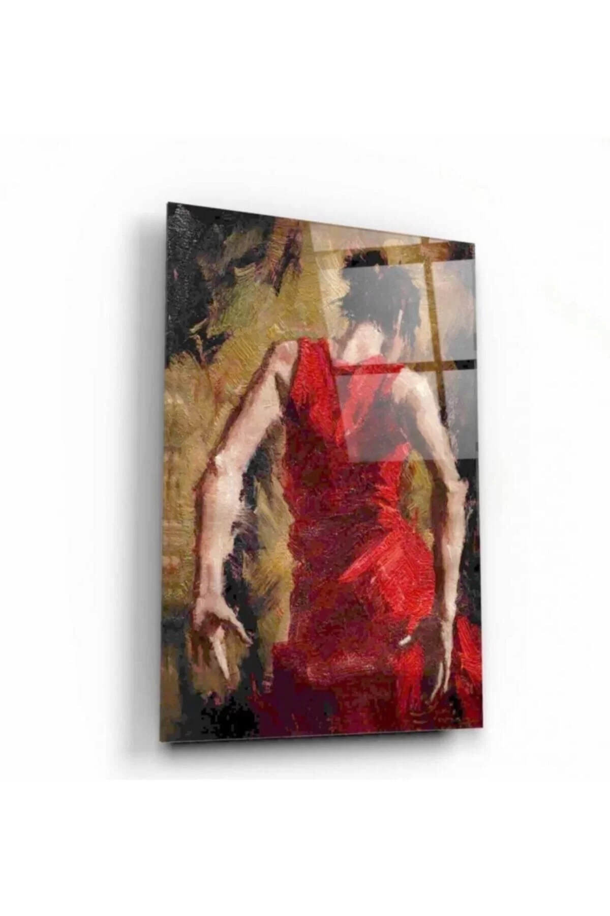 Woman Glass Painting